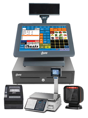 Dokunmatik Pos Setler MSK1019 CAS CL 3000 TERAZİLİ SET görsel 6
