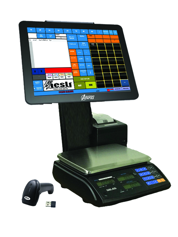 Dokunmatik Pos Setler DM-3008 POS SCALE EL OKUYUCULU görsel 2